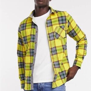 TARTAN CHECK FLANNEL Button-Up Shirt